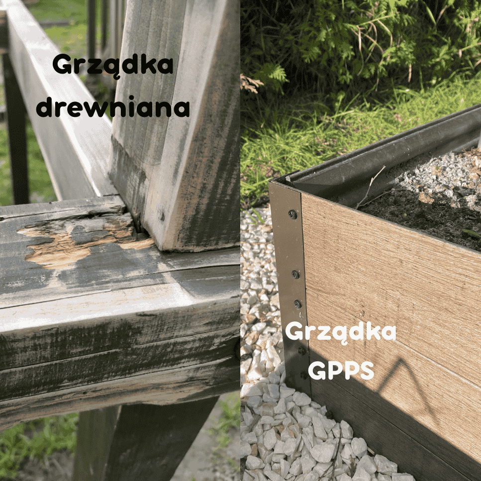 Grządka drewniana a GPPS