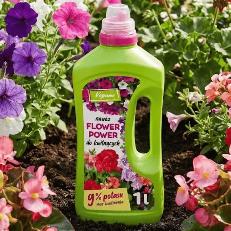 Flower Power płynny nawóz do roślin kwitnących z dużą zawartością potasu – 1000 ml Vegano Kwitnacy_ogrod_do_roslin