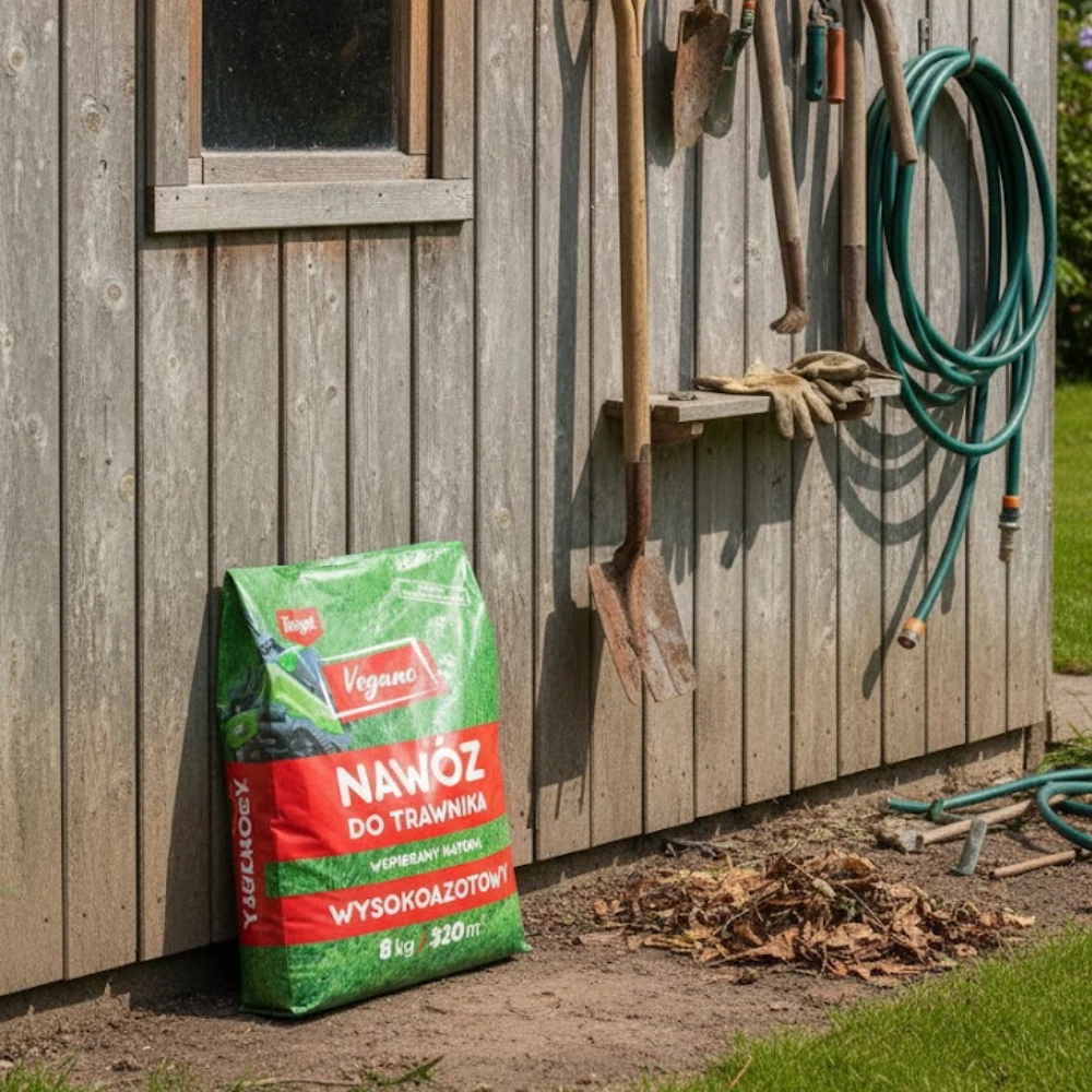 Wysokoazotowy nawóz do trawnika – Wspierany Naturą – 24 kg (3 x 8 kg) Vegano Nawoz_wsokoazotowy_w_ogrodzie