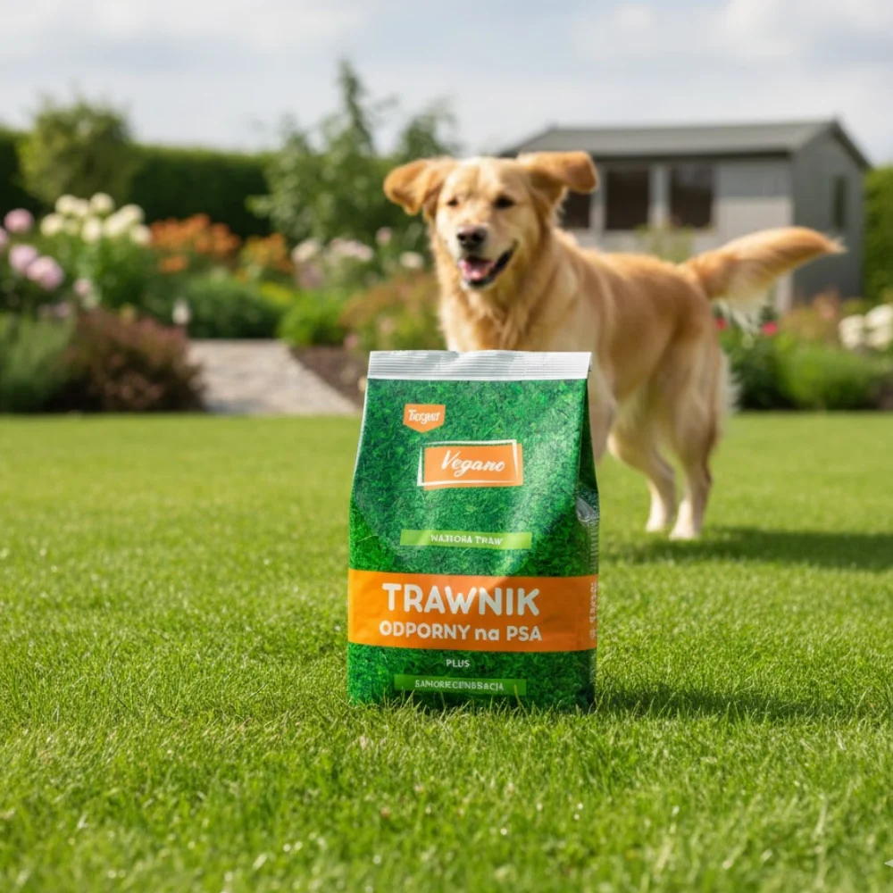 Nasiona trawy – Trawnik odporny na psa – 1 kg Vegano Trawnik_odporny_na_psa_trawa