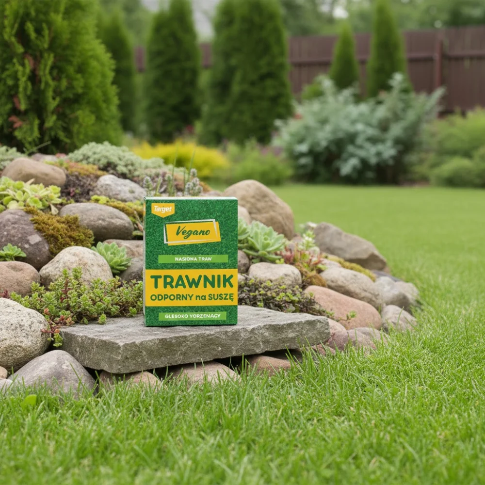 Nasiona trawy – Trawnik odporny na suszę – 1 kg Vegano Trawnik_odporny_na_susze_latem