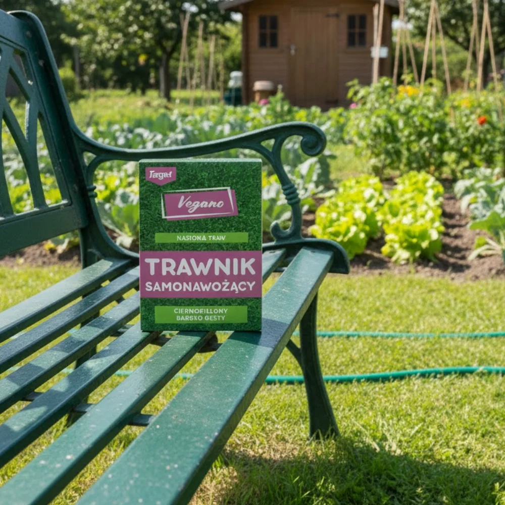 Nasiona trawy – Trawnik samonawożacy – 1 kg Vegano Trawnik_samonawozacy_w_ogrodzie