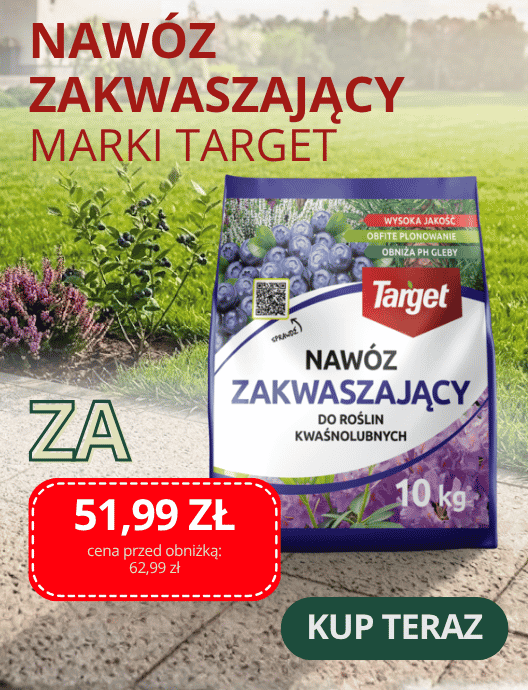31-32 Nawóz do kwaśnolubnych za 51,99 zł 10 kg Target