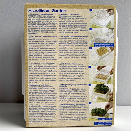 Mikrolistki – Zestaw Do Uprawy MicroGreen + Nasiona – Kiepenkerl
