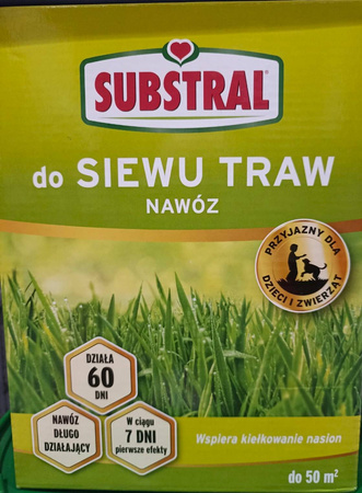 Nawóz do siewu trawy (do zakładania trawnika) – 60 Dni – 1 kg Substral