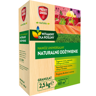 Nawóz Uniwersalny Naturalne Odżywienie – Witaminy Dla Rośliny – 2,5 kg Protect Garden