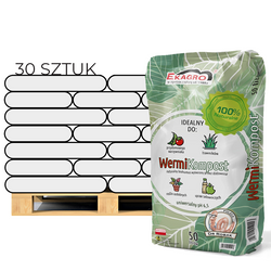 Wermikompost - Paleta 30x50 l Ekagro
