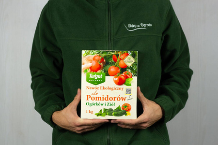 Ekologiczny nawóz do pomidorów, ogórków i ziół (w szklarni i w ogrodzie) – 1 kg Target