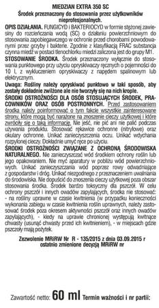 Miedzian Extra 350 SC - na choroby drzew owocowych 60 ml