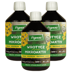 Wrotycz MIKROACTIV + mikroorganizmy – odstrasza szkodniki – 1,5 l (3 x 500 ml) Vegano