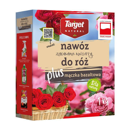 Nawóz do róż z mączką bazaltową – 1 kg Target