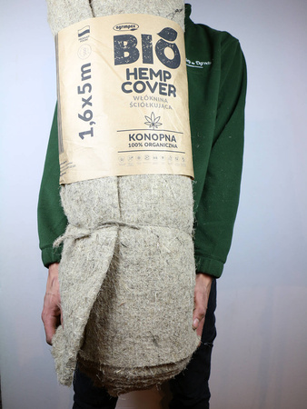 Włóknina Do Ściółkowania BIO Hemp Cover – 1,6x5 m Agrimpex
