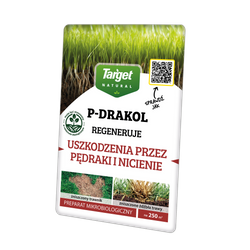P-Drakol regeneruje trawnik po pędrakach – bakterie do trawnika – 20 g Target