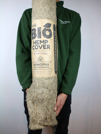 Włóknina Do Ściółkowania BIO Hemp Cover – 0,8x5 m Agrimpex