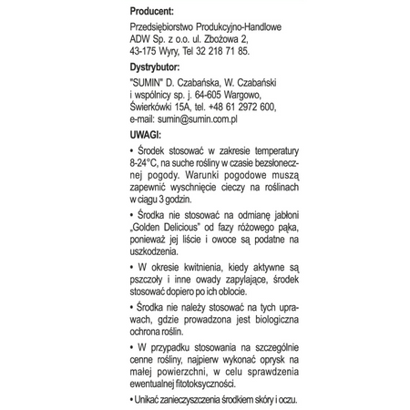 Laser 940 EC na szkodniki w warzywach i roślinach ozdobnych – 50 ml Sumin