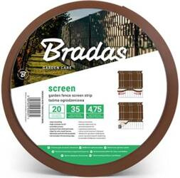 Taśma Ogrodzeniowa – Brązowa – 4,75 cm x 35 m Bradas