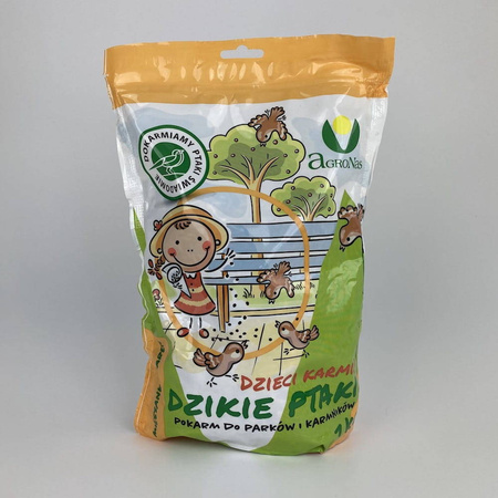 Ziarna Dla Ptaków – Dzieci Karmią Dzikie Ptaki – 1 kg Agronas