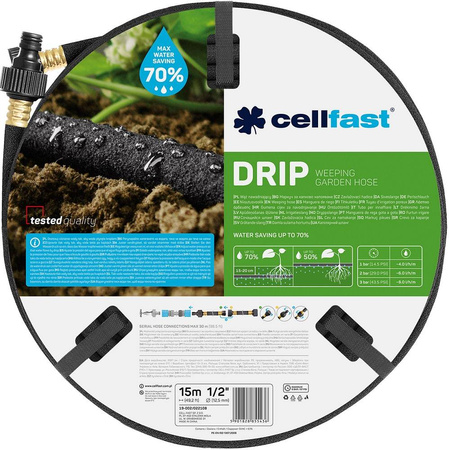 Wąż Nawadniający DRIP – 1/2" 22,5 m – 19-003 Cellfast