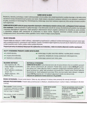 Natur Bloker – Pędraki, Krety, Turkucie, Nornice – 1 kg Sumin