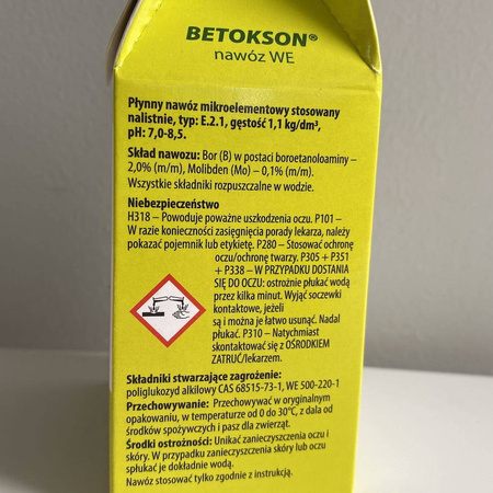 Betokson nawóz wspomagający zawiązywanie owoców – 50 ml Agropak