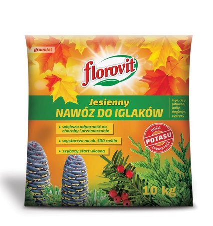 Nawóz Jesienny Do Iglaków i Tui – 10 kg Florovit