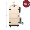 Modułowa wędzarnia dragON PLYWOOD bezramowa Browin