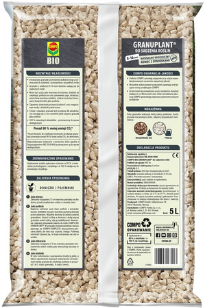 BIO Granuplant do sadzenia roślin 8-16 mm – 5 l Compo