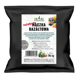 Mączka bazaltowa – nawóz mineralny – na szkodniki roślin – 14 kg 4Gardens