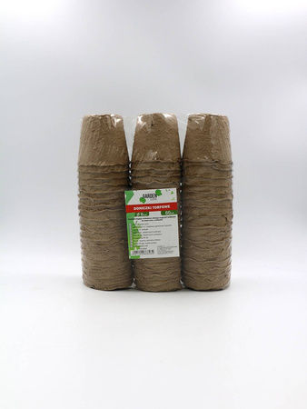 Doniczki Torfowe Okrągłe Ø6 cm – 60 szt.