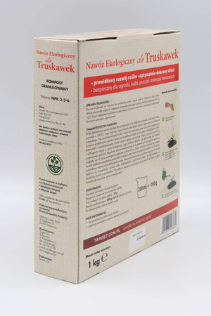 Ekologiczny nawóz do truskawek wspierający plonowanie i rozwój korzeni – 1 kg Target