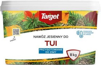 Nawóz jesienny do tui – zapobiega brązowieniu igieł i zwiększa zimotrwałość tui – 8 kg Target