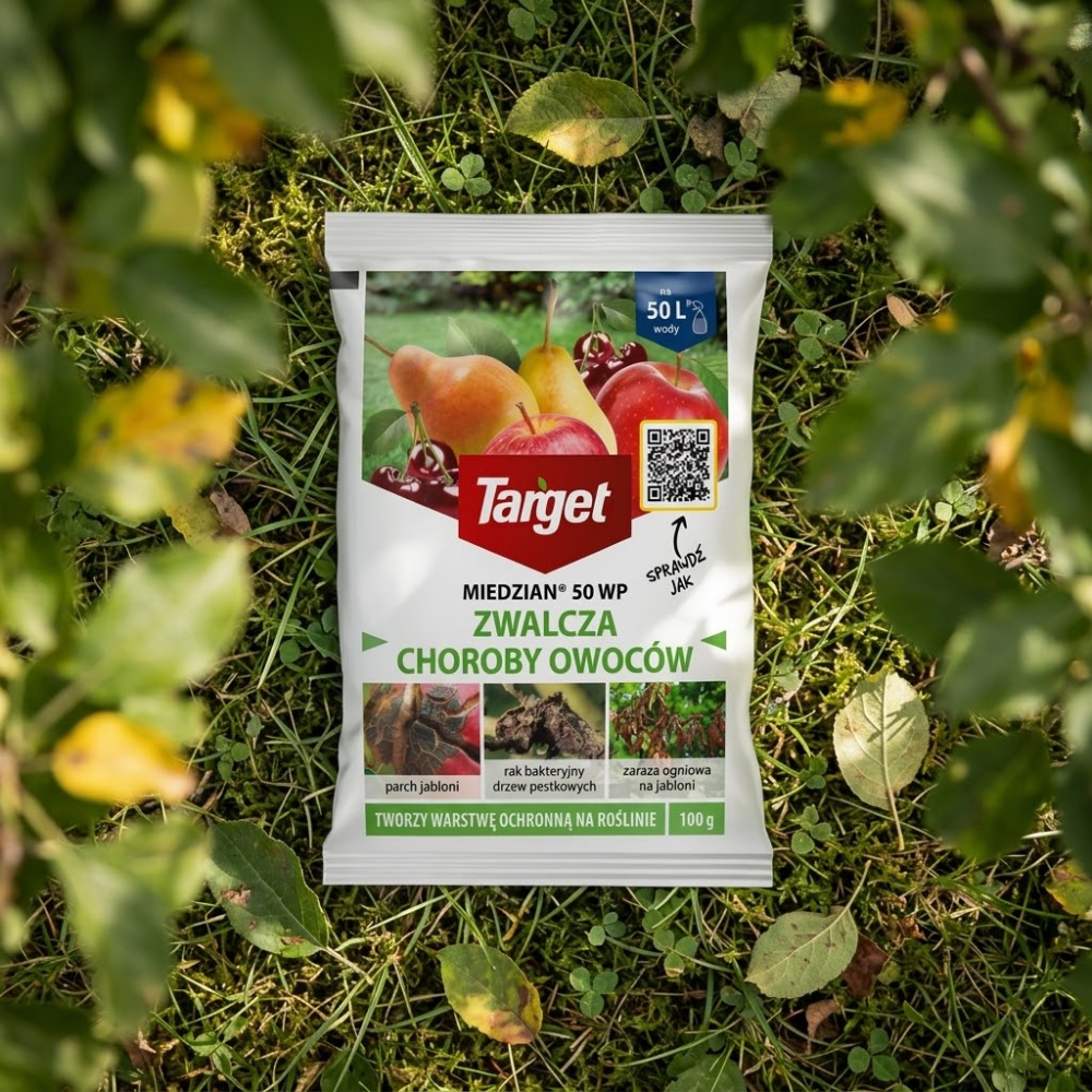 Miedzian 50 WP – Zwalcza Choroby Roślin – 100 g Target