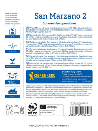 Pomidor sałatkowy włoski San Marzano 2 Kiepnkerl