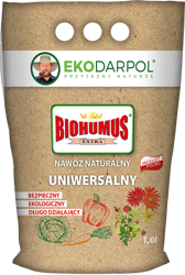 Biohumus Extra Sypki – Uniwersalny – 1 l Ekodarpol