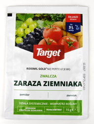 Ridomil Gold MZ Pepite 67,8 WG – Zwalcza Zarazę Ziemniaka – 15 g Target
