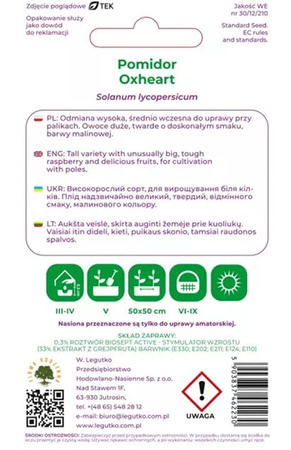 Pomidor Oxheart 0.20g - Legutko
