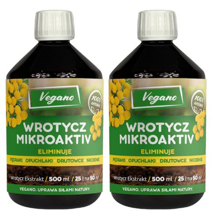 Wrotycz MIKROACTIV + mikroorganizmy – 1 l (2x500 ml) Vegano
