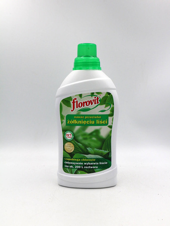 Nawóz Przeciwko Żółknięciu Liści – 1 l Florovit