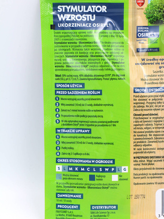 Osiryl stymulator wzrostu korzeni – 10 x 10 ml Protect Garden