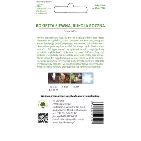 Rokietta Siewna – 0,5 g Legutko