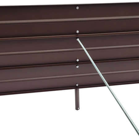 Warzywniak – podwyższona grządka – brąz – Vegano – 150 x 75 x 30 cm