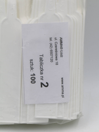 Tabliczki Do Opisywania Roślin – 9 x1,7 cm – 100 szt. Amma