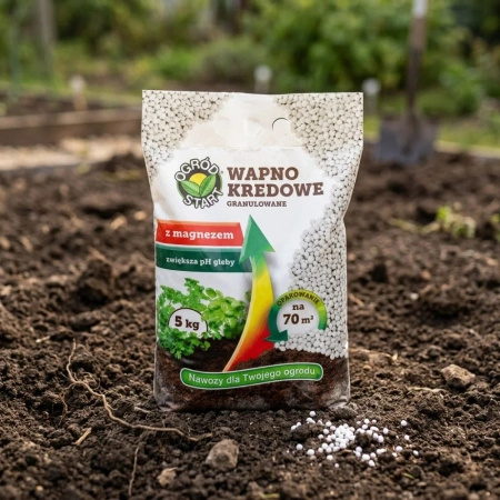 Wapno kredowe odkwaszające glebę – kreda ogrodowa – 5 kg Ogród Start