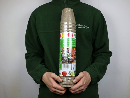 Doniczki Torfowe Okrągłe Ø8 cm – 24 szt.