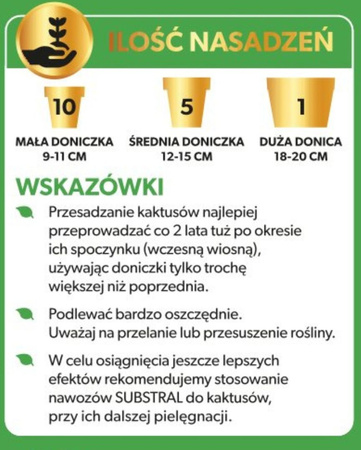 Podłoże Do Kaktusów i Sukulentów – 3 l Substral