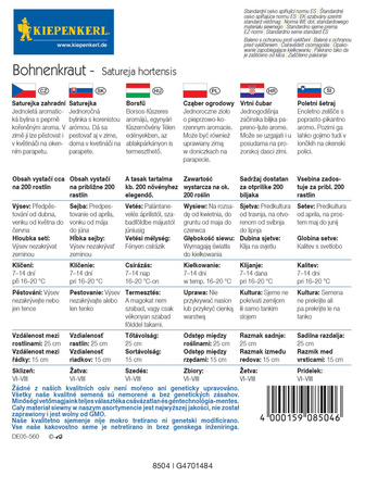 Cząber Ogrodowy – Kiepenkerl