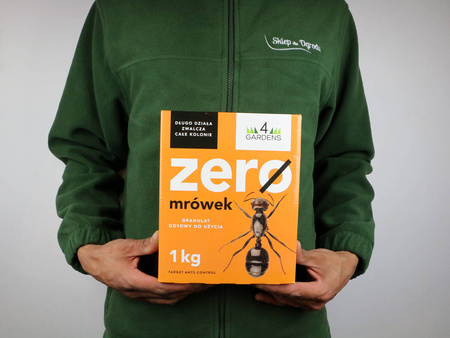 Zero Mrówek – granulat gotowy do użycia – 1 kg 4Gardens