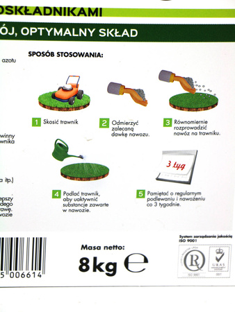 Nawóz do trawnika regeneracyjny – 8 kg Target