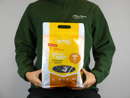 Szpilki Do Mocowania Agrowłókniny – Czarne – 100 szt.