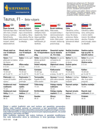 Burak Ćwikłowy 'Taunus' F1 – Kiepenkerl